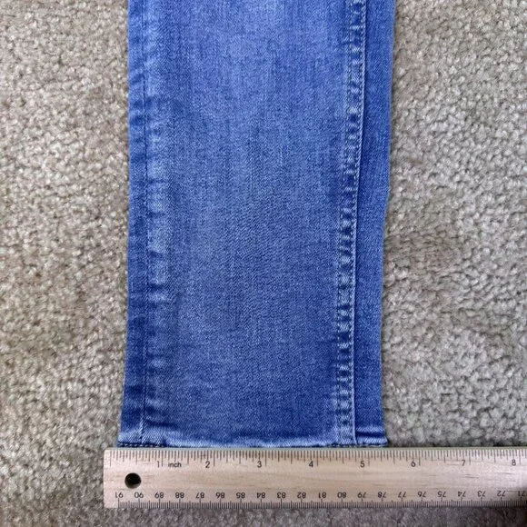 MNG Womens Skinny Jeans Jude Size 28 Blue Denim Mid Rise 28x29.5 E640 - Picture 12 of 13